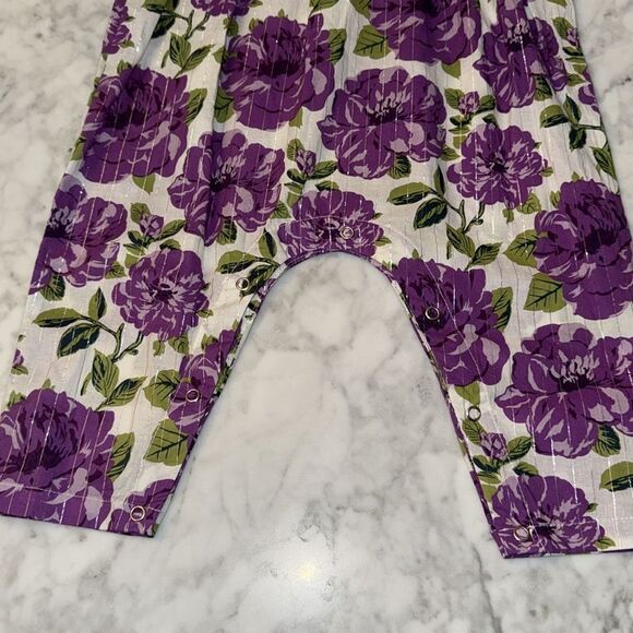 NWT PINK CHICKEN PEONY ROMPER 18/24M - Picture 8 of 13